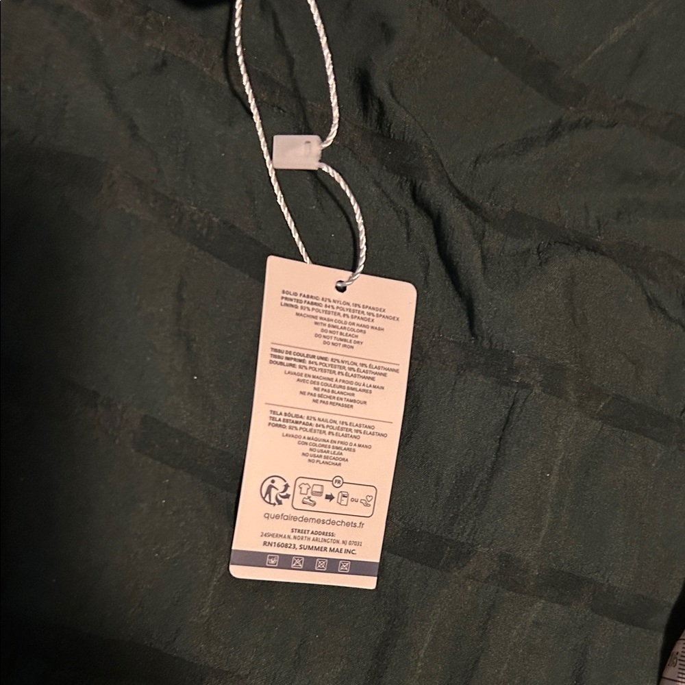 Maternity Turquoise Smocked Ruffle Top - Picture 5 of 7